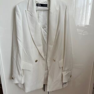 Zara White Jacket